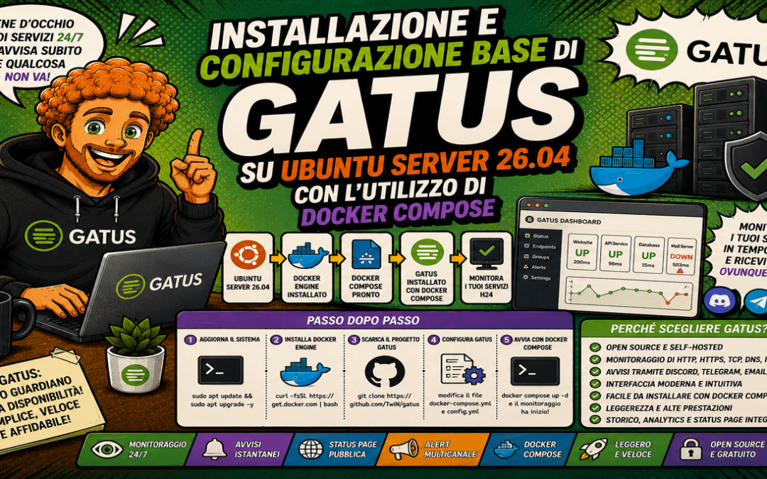 Installazione e Configurazione Base di Gatus su Ubuntu Server 26.04 con l&rsquo;utilizzo di Docker Compose