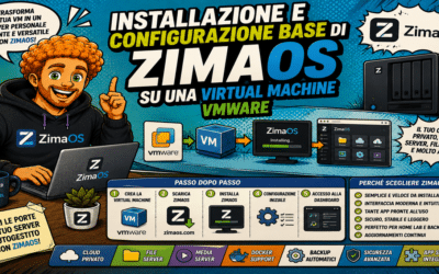 Installazione e Configurazione Base di ZimaOS su una Virtual Machine VmWare