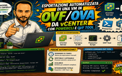 Esportazione Automatizzata di una VM in OVF/OVA da vCenter con PowerCLI e OVF Tool