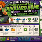 Installazione e Configurazione Base di AdGuard Home su Ubuntu Server 26.04 con Docker Compose - Raffaele Chiatto