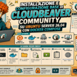 Installazione e Configurazione Base di CloudBeaver Community su Ubuntu Server 26.04 con Docker Compose - Raffaele Chiatto