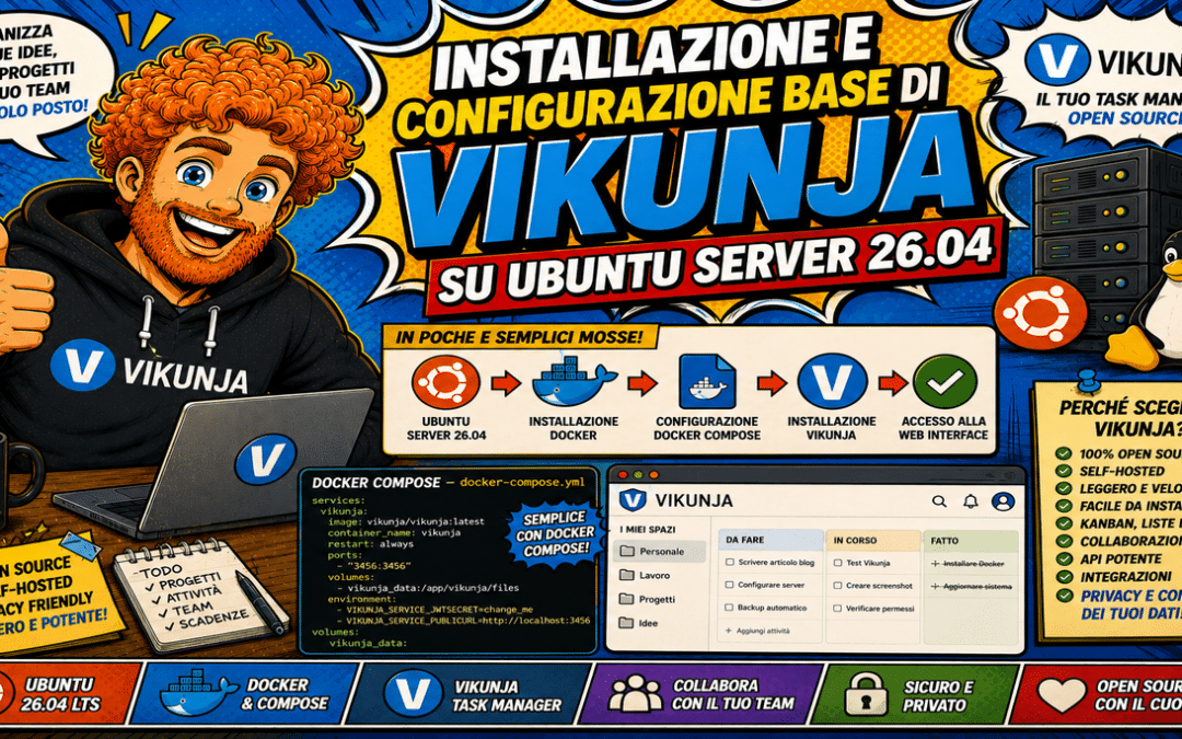 Installazione e Configurazione Base di Vikunja su Ubuntu Server 26.04