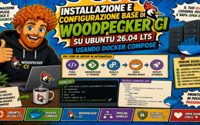 Installazione e Configurazione Base di Woodpecker CI su Ubuntu 26.04 LTS usando Docker Compose