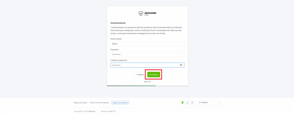 Installazione e Configurazione Base di AdGuard Home su Ubuntu Server 26.04 con Docker Compose - Raffaele Chiatto