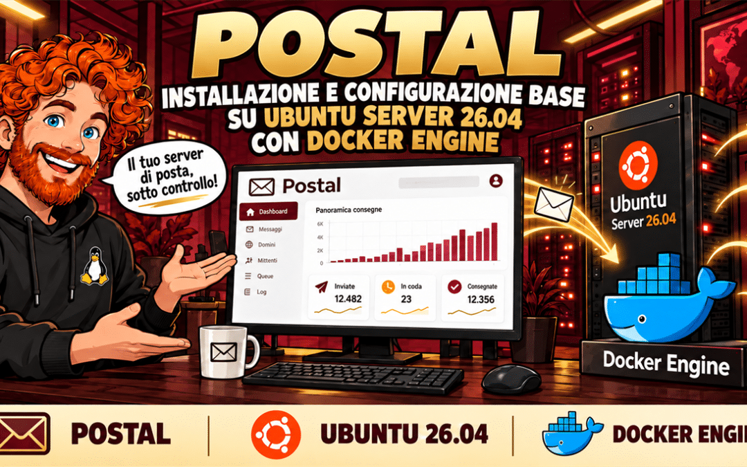 Installazione e Configurazione Base di Postal su Ubuntu Server 26.04 con Docker Engine