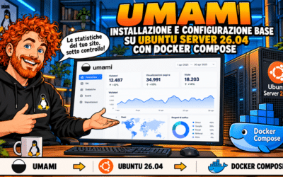 Installazione e Configurazione Base di Umami su Ubuntu Server 26.04 con Docker Compose
